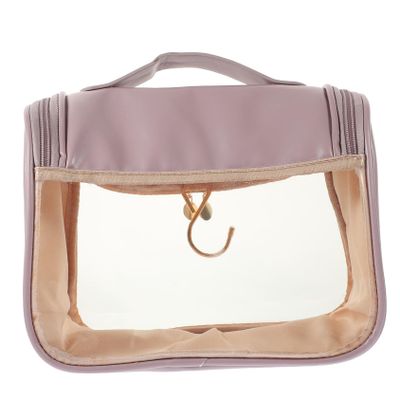 Alipis Clear Travel Cosmetic Bag Large Capacity Toiletries Organizer Portable Makeup Storage Holder for Women Lightweight Toiletry Pouch for Safe Easy Access Business Trips and Vacations