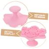 Alipis 4pcs Silicone Face Scrubber with Soft Bristles for Gentle Deep Pore Cleansing and Massage Portable Manual Facial Brush for Enhanced Skincare Absorption for Sensitive Skin and view 3