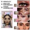 4-Layer Multi - Functional Beauty Book Kit- Style Makeup Palette Ingeniously Combines Eyeshadows, Blushes, Highlighters, Contour Powders In One,Best Choice for A Gift for Women (SH2512A) view 2