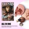 4-Layer Multi - Functional Beauty Book Kit- Style Makeup Palette Ingeniously Combines Eyeshadows, Blushes, Highlighters, Contour Powders In One,Best Choice for A Gift for Women (SH2511B) view 2