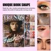4-Layer Multi - Functional Beauty Book Kit- Style Makeup Palette Ingeniously Combines Eyeshadows, Blushes, Highlighters, Contour Powders In One,Best Choice for A Gift for Women (SH2511B) view 3