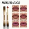 6-Piece Velvet Matte Lip Pen Set, Waterproof Kiss-Proof Creamy Nude Shades, Professional Twist-Up Lipstick Collection for Stage, Festival, Makeup view 2