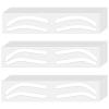 60PCS 3 Size Eyebrow Stencils for Shaping, Disposable Adhesive Eye Brow Stencil Stickers, Eyebrows Shape Tape Template Kit for Women Tinting Makeup view 1