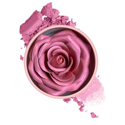 Blush for Cheeks Natural 3D Rose Petal Rouge Buildable Non-Greasy Women Face and Cheek Parties Gatherings