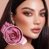 Blush for Cheeks Natural 3D Rose Petal Rouge Buildable Non-Greasy Women Face and Cheek Parties Gatherings view 3