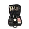 Acronmers Travel Makeup Case, Cosmetic Train Case Organizer Portable Artist Storage Makeup Bag with Adjustable Dividers with Dividers Brush Holder Vanity view 1