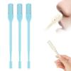Medech 3PCS Nasal Hair Cutter Portable Travel Essentials,2026 Manual 360 Rotating Nostril Hair Removal Tools Double Sided Nose Hair Blade,Nose Hair Cutter for Women Men (Blue, 3 Pack) view 1