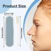 Medech 3PCS Nasal Hair Cutter Portable Travel Essentials,2026 Manual 360 Rotating Nostril Hair Removal Tools Double Sided Nose Hair Blade,Nose Hair Cutter for Women Men (Blue, 3 Pack) view 3