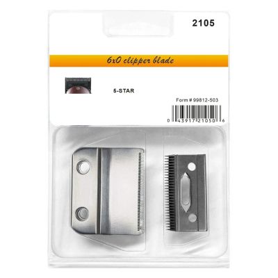 2105Compatible For Balding6X0 BladeCompatible For WahlCompatible For Professional5 Star Series Balding Hair Clippers 8110,includes Screws Without OiShaver Replacement Parts