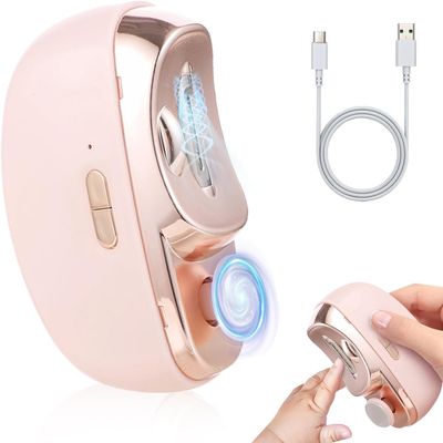 1/2PCS Smart Nail Clipper, New 3 in 1 Easy Clip Electric Nail Clippers for Seniors, Designed for Extra Hard/Thick Hands Feet Nails, Polishing Clipper with Light, for Limited Mobility People (03,1PCS)