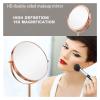 SweetMmj Countertop Vanity Mirrors 360Rotation Tabletop Cosmetic Mirror Double Sided 10X Magnifying Makeup Mirror with A Pedestal Stand view 4
