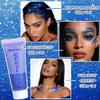 KIMIEYE Blue Holographic Chunky Body Glitter Gel for Rave Festivals 1.7oz view 3