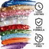 KIMIEYE Blue Holographic Chunky Body Glitter Gel for Rave Festivals 1.7oz view 4