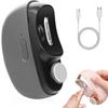 1/2PCS Smart Nail Clipper, New 3 in 1 Easy Clip Electric Nail Clippers for Seniors, Designed for Extra Hard/Thick Hands Feet Nails, Polishing Clipper with Light, for Limited Mobility People (04,2PCS) view 1