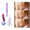 Female Hair Removal Stencil Set for Bikini Area, Heart Shape, Optional Designs, Silicone Shaping Tool for Precision Grooming- Optional Straight view 3