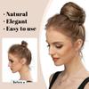WUODHTW Messy Bun Hair Piece for Thin Hair Women Drawstring Synthetic Bun Extension Scrunchies Updo Donut Wig Hairpieces view 2