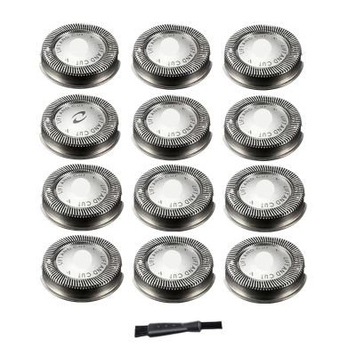 12Pcs Replacement Shaver HeadCompatible For PhilipsCompatible For NorelcoHQ3 HQ4 HQ55 HQ56 HQ6900 HQ6868 HQ5812 HQ6874 Razor Blade
