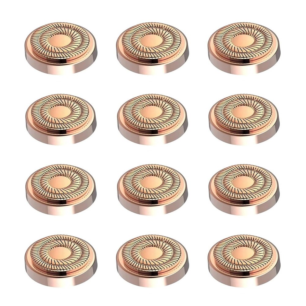 Generation 2 Facial Hair Remover Replacement Heads for Flawless Finishing Touch Hair Removal Tool Women Just for Gen 2 Flawless(Blade Head 12 pcs)