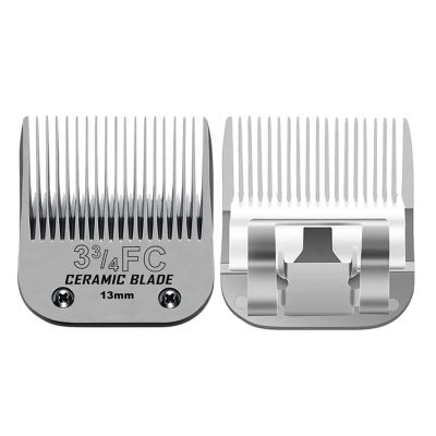 3 3 / 4FC Ceramic Detachable Pet Dog Grooming Clipper Blades,Compatible For Oster,A5,Compatible For Wahl,KM Series,13mm