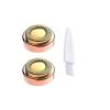Women's Facial Hair Removal Device Replacement Head 2nd Generation Flawless Facial Pain Free Hair Removal Device Shaver Replacem(Gold 2PCS Brush) view 1