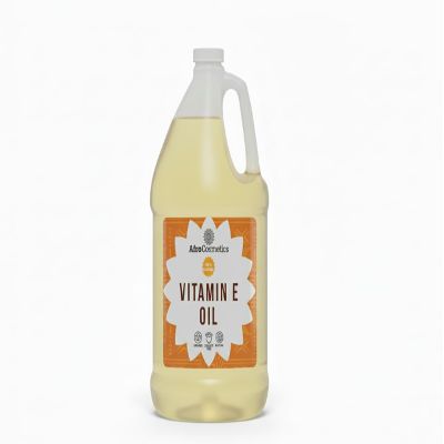 AFROCOSMETICS Pure Vitamin E Oil for Skin Cold Pressed 128 oz/ 1 Gallon