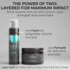 CIBU for Men Styling Bundle: Texture Paste Pomade (4oz) & Texture Grip Foam (6oz) - Set includes Hair Grip Foam and Hair Pomade for Men - Powerful Duo to Boost Volume, Definition, and Hold view 3