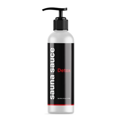 Sauna Sauce Detox Sauna Lotion with Castor Oil and Eucalyptus, 6 Fl Oz