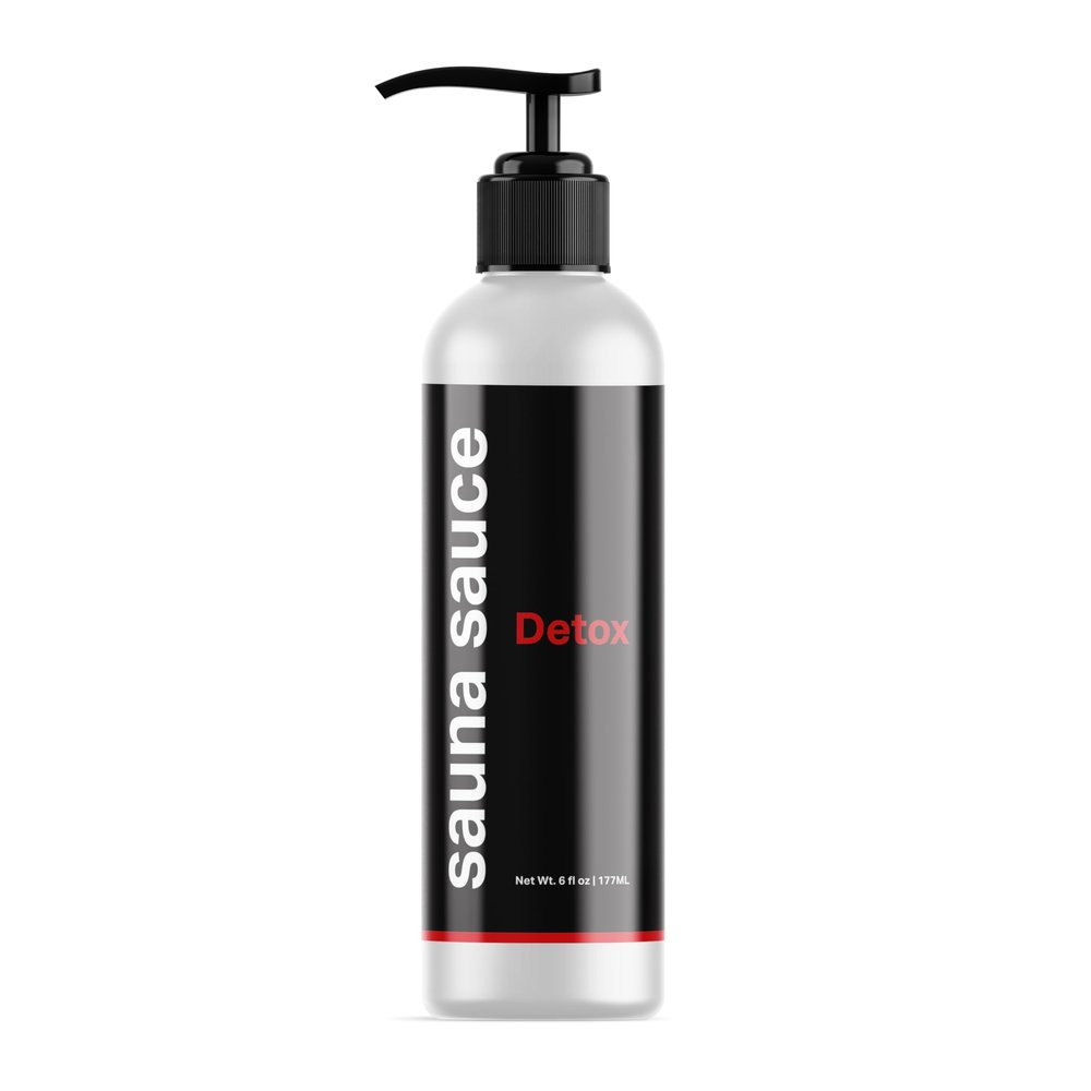 Sauna Sauce Detox Sauna Lotion with Castor Oil and Eucalyptus, 6 Fl Oz