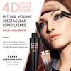 4D Silk Fiber Lash Mascara, Waterproof Long Lasting Mascara Black Volume and Length Natural, Exquisitely Full, Lengthening Thickening Softer Fuller Lashes Amplify Smudge-Proof Eyelash Mascaras view 3