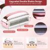Electric Razors Shaver for Women - 5 in 1 Womens Electric Razor Bikini Trimmer for Women and Wet/Dry and Rechargeable Lady Shaver Razors for Nose Hair Face Eyebrow Arms Legs Armpit Pubic Area view 4