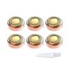 Women's Facial Hair Removal Device Replacement Head 2nd Generation Flawless Facial Pain Free Hair Removal Device Shaver Replacem(Gold 6PCS Brush) view 1