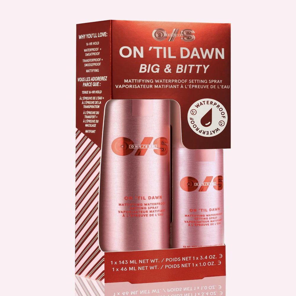 O/S On 'Til Dawn Mattifying Waterproof Setting Spray Big & Bitty Duo