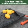 3 Pcs Bar Soap Pouch for Deep Exfoliating, Nylon Exfoliating Soap Bag Saver Body Scrubber Shower Sponge Quick-Dry Mesh Soaps Holder Loofah Foaming Soaps Sock for Shower view 3