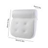 Bath Pillow Bathtub Pillow Bath with Suction Cups Mesh Tub Supports Head Back Neck Bathtub Pillow view 2