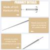 6PCS Flat - Back Earring Application Tool Earring Piercing Tool, Threadless Piercing Tool Threading Tool Replacement Tool  Suitable for Lip Tongue Navel Ear and Nose Piercings view 3