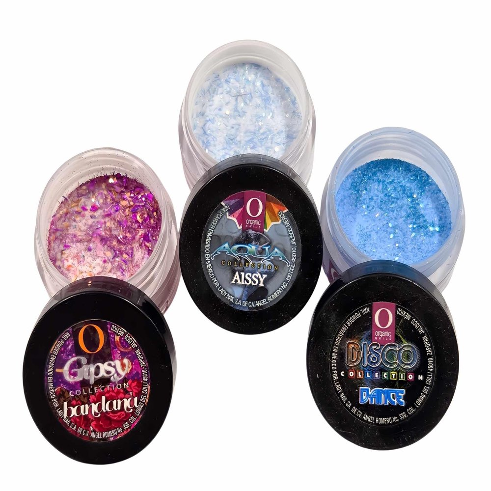 Acrylic Polymer Powder Three Color Pack Organic Nails