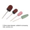45 Pcs Nail Drill Bits Set | Skilled Electric Manicure Pedicure Tools | 2.35mm Shank for Nail Art/Acrylics/Ceramics | Stainless Steel Grinding Heads, Low - Debris view 2