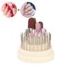 45 Pcs Nail Drill Bits Set | Skilled Electric Manicure Pedicure Tools | 2.35mm Shank for Nail Art/Acrylics/Ceramics | Stainless Steel Grinding Heads, Low - Debris view 4