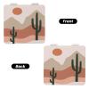 YCJUGWSP Desert Cactus Sunset Compact Mirror for Women Small Travel Mirror with Magnification Portable Square Mini Hand Mirrors 2.76 * 2.76 Inch view 2