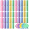480 Pcs Compressed Facial Sponges, Face Cleansing Sponge Estheticians Compressed Makeup Facial Sponge Round Wash Face Sponges for Women Compress Exfoliating Removal Sponge (5 Colors) view 1