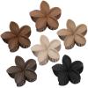 CHANDAT Flower Hair Clips 6 PCS Hair Accessoriesfor Women -Coffee view 1