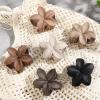 CHANDAT Flower Hair Clips 6 PCS Hair Accessoriesfor Women -Coffee view 3