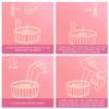 Foot Bath Bombs 12PCS/Set Natural Foot Soaking Salts with 4 Lavender, Jasmine, Rose, Chamomile Aroma for Feet Callus, Dry Cracked, Stubborn Feet Odor ScentsFoot Bath Bombs view 3