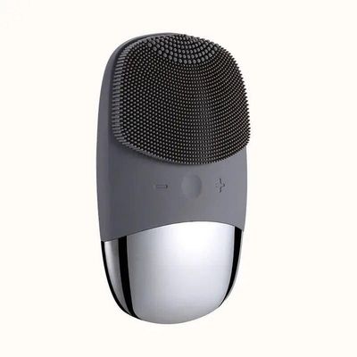 3-in-1 Sonic Vibration Silicone Facial Cleanser & Massager Black