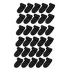 Bloepum 30 Pack Spa Headband Esthetician Hair Wrap for Women Adjustable Makeup Sports Shower Stretch Towel Black view 1