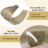 Ve Sunny Tape in Extensions Ash Blonde Mix Platinum Blonde Human Hair Tape in Extensions 14inch Tape ins Human Hair Extensions Invisible 10Pcs 25G view 4