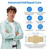 Nail Repair Patches for Toenails Overnight Toenail Patches for Damaged Nails, Soft Toe Nail Bandaid Style Nail Patches for Gentle Nail Care, Daily Toenail Repair & Nail Renewal, 21 Pcs view 2