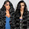 Tuneful 13x6 HD Lace Front Wigs Human Hair Pre Plucked Body Wave Lace Front Wigs for Women 26 Inch 13x6 Frontal Wigs with Baby Hair view 1