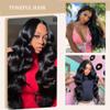 Tuneful 13x6 HD Lace Front Wigs Human Hair Pre Plucked Body Wave Lace Front Wigs for Women 26 Inch 13x6 Frontal Wigs with Baby Hair view 3