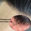 13x4 Body Wave Lace Front Wigs Human Hair Pre Plucked 200% Density HD Transparent Lace Frontal Wigs for Women, 9A, Small Bleached Knots, with Baby Hair,Natural Color (30 inch) view 3